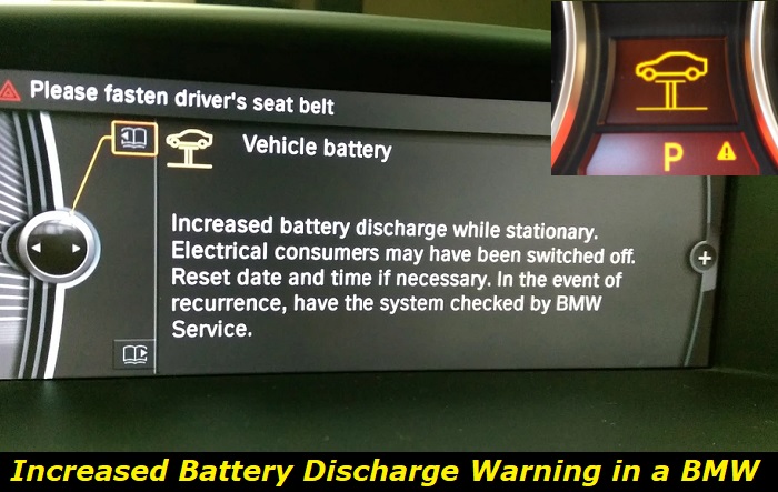 Increased Battery Discharge In Bmw What Does The Message Mean